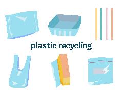 プラスチック廃棄物のイメージ