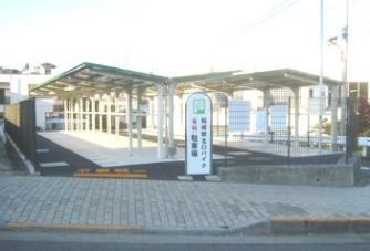 写真:稲城駅北口バイク駐車場