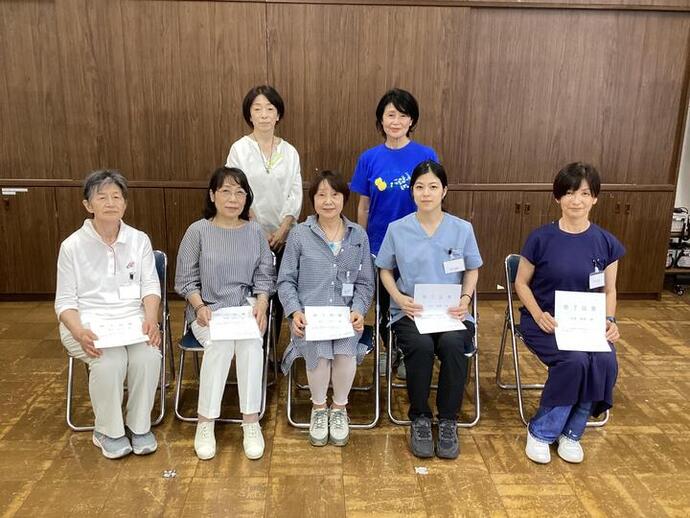 写真:令和6年度の介護予防サポーター