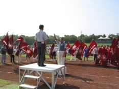 写真:市民体育大会 総合開会式の様子