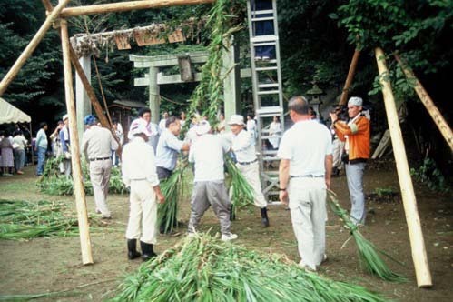 写真:蛇より行事の様子