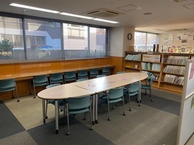 写真:打ち合わせコーナー