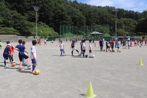 写真：子どもサッカー体験事業の様子