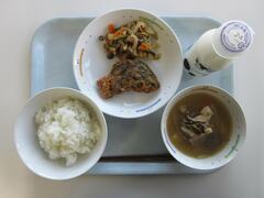 写真：12月20日の給食