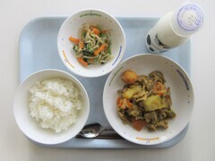 写真：6月19日の給食