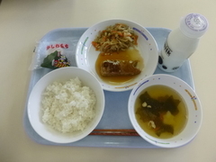 写真：5月1日の給食