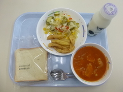 写真：9月7日の給食