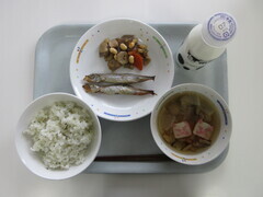 写真:2月3日の給食