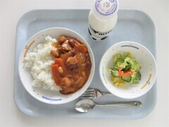 写真:2月24日の給食
