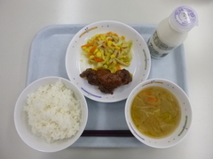 写真:1月25日の給食