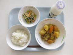 写真:6月20日の給食