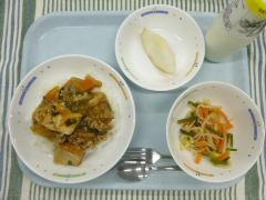 写真:9月30日の給食