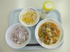 写真:11月10日の給食
