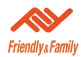 イラスト：Friendly&Family　ロゴ