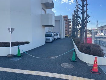 画像　中央文化センター搬入口
