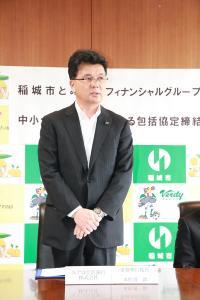 写真:木佐貫常務執行役員