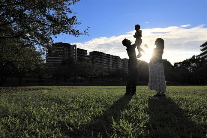 写真：若葉台公園にて