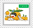 イラスト：記念切手の作成