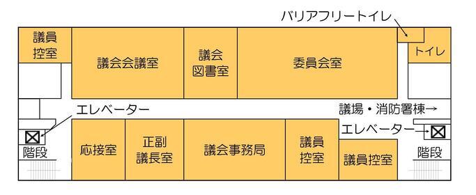 イラスト：4階の配置図