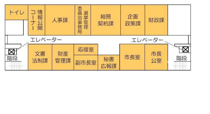 イラスト：5階の配置図