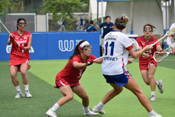 競技の様子2　細梅選手