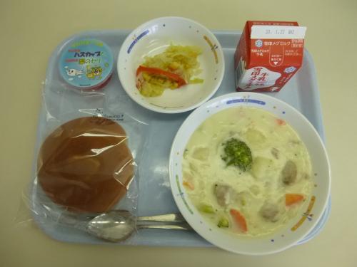 写真：当日の給食