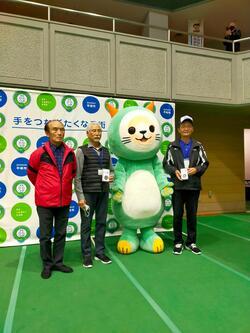 写真:ねんりんピックでの記念撮影の様子
