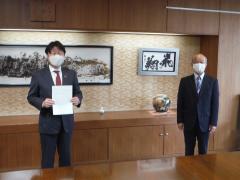 写真:市長報告