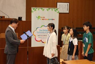 写真:表彰式の様子