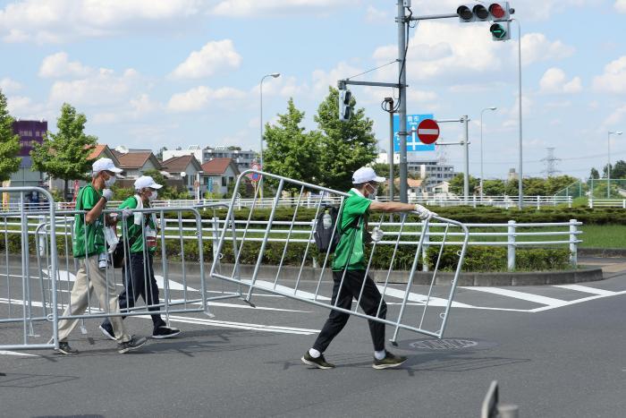 写真:コースサポーター活動の様子