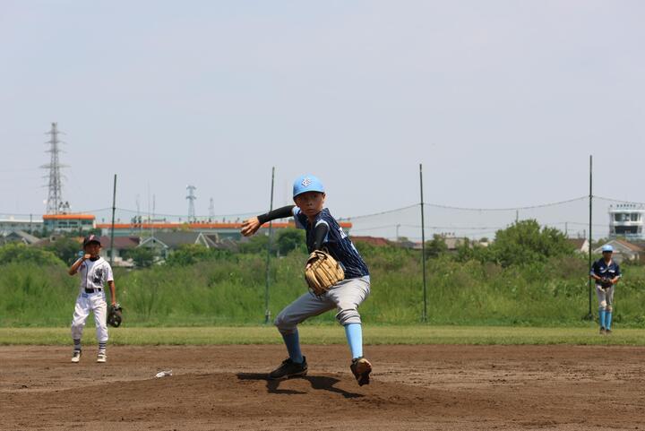 写真:野球交流の様子1