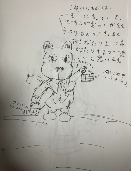 第2回メカデザインコンテストよみうりランド賞(子ども部門)の作品