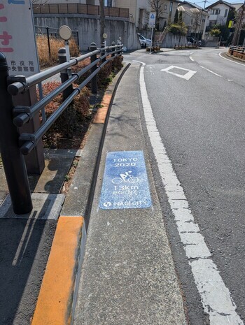 ルートマーカー13キロポイント写真