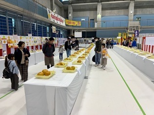 令和6年度農産物品評会の様子