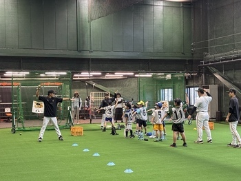 マルチスポーツ体験の様子