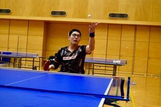 写真:プレー中の七野選手1
