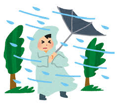 イラスト：台風