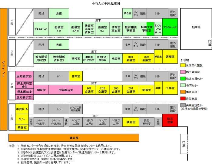 插图:平尾地图