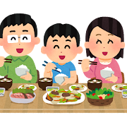 Image of a family meal