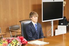 Photo: Courtesy visit (Wakasa athlete)