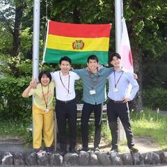 Photo: Mr. Honda and three team members