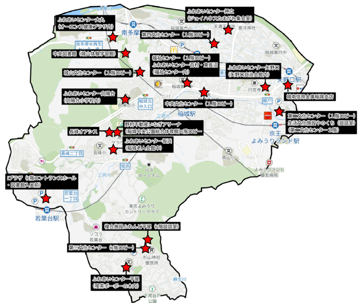 Cooling Shelter Map