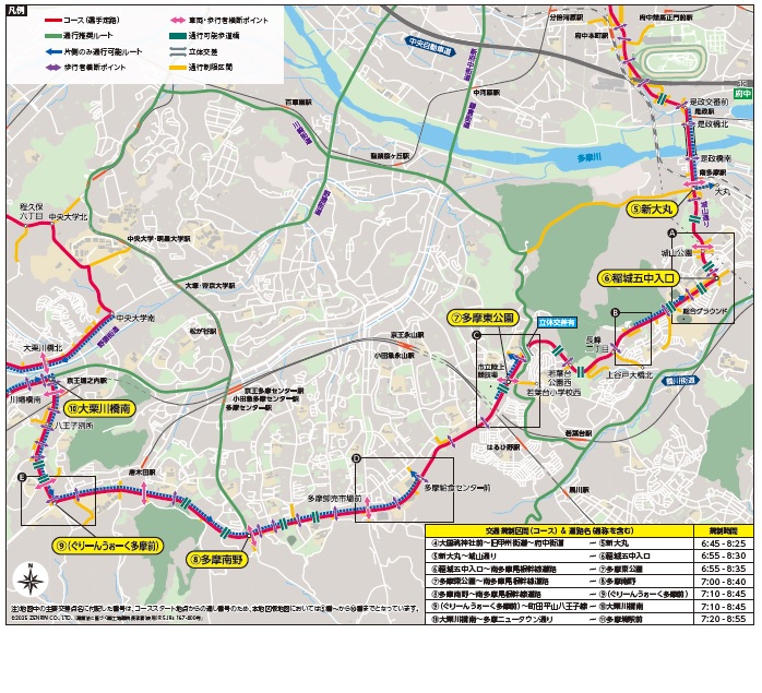 Bicycle Road Race Traffic Regulations (Inagi City) 1