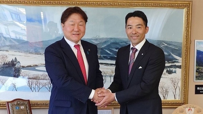 Image: Photo with the new mayor Ueno