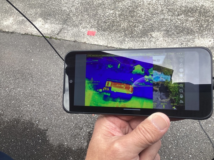 Photo: Drone infrared camera