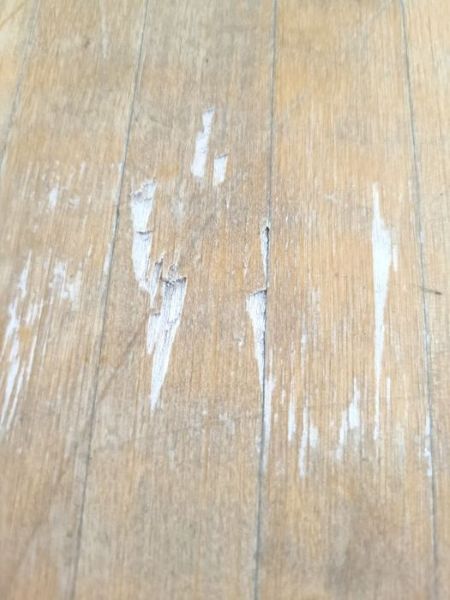 Details 2 after floor surface stripping