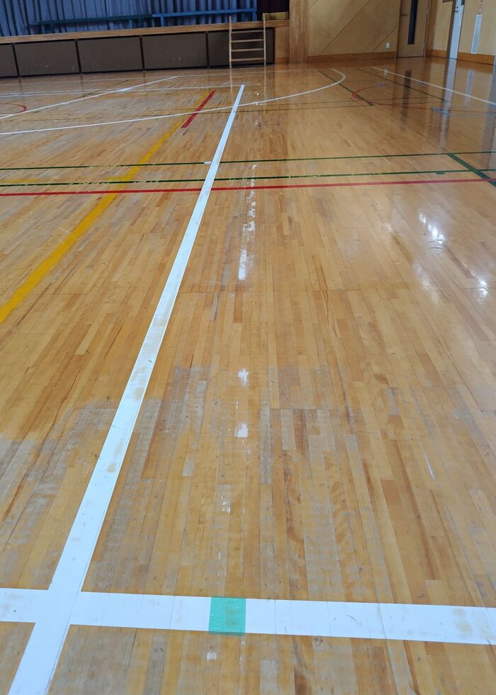 Details 3 after floor surface stripping