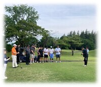 Image of friendly golf tournament