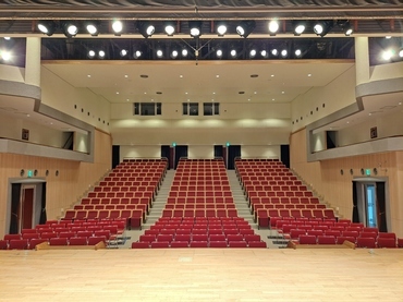 Central Community Center Hall: From Stage to Audience Seating