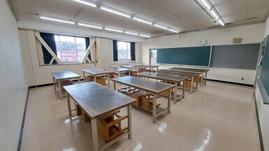 Community Center Lecture Room Photo From Back to Front